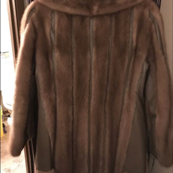 Bullocks fur coat real fur and leather - Picture 3 of 6
